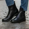 Caprice 9-25304-41 022 Black Low Block Heel Ankle Boot | newshoes.ie