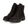 Rieker 72617-25 Dark Brown Biker Boot | newshoes.ie