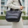 Wonders Vana WB-56002 Nylon Blesk Smooth Napa Leather Black Bag | newshoes.ie