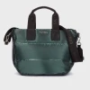Wonders Vana WB-56002 Nylon Blesk Smooth Napa Leather Moss Green Bag | newshoes.ie