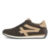 Gabor 6032.01.003 Dark Brown Suede Leather Wider Fit Trainer | newshoes.ie