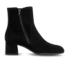 Gabor 8063.01.002 Black Suede Leather Wide Fit Ankle Boot | newshoes.ie