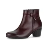 Gabor 8029.01.003 Burgundy Block Heel Ankle Boot | newshoes.ie