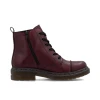 Rieker 78202-35 Wine Biker Boot | newshoes.ie