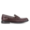Gabor 4009.01.002 Mullberry Leather Block Heel Loafer | newshoes.ie
