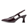 Marco Tozzi 29609-47 511 Bordeaux Patent Slingback Pump | newshoes.ie