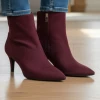 Marco Tozzi 25329-47 565 Mulberry Suede Ankle Boot | newshoes.ie