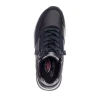 Gabor Rolling Soft 0105.01.007 Dark Grey Metallic Wider Fit Sneaker | newshoes.ie