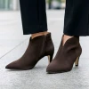 Gabor 8017.01.002 Mocca Pointed Toe Ankle Boot | newshoes.ie
