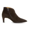 Gabor 8017.01.002 Mocca Pointed Toe Ankle Boot | newshoes.ie