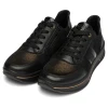 Ara Sapporo 3.0 12-27553-01 (H Fitting) Black Bronze Wide Fit Women's Sneaker | newshoes.ie