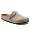 Birkenstock Boston Soft Footbed 1018147 Tobacco Brown Natural Leather Clog | newshoes.ie