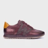 Wonders Towanda 10 Burgundy Leather Women's Sneaker | newshoes.ie