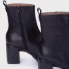 Wonders Vera 01 L-1601 Black Leather Ankle Boot | newshoes.ie