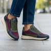 Ara Osaka 2.0 12-24826-22 (H Fitting) Olive Green, Burgundy, Navy Women's Sneaker | newshoes.ie