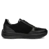 Ara New York 12-25112-10 (H Fitting) Black Leopard Print Wide Fit Sneaker | newshoes.ie