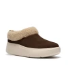 Clarks Solevana Cozy 26328503 Dark Brown Clog Slipper | newshoes.ie