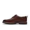 Clarks Aldwin2 Limit 26320107 Dark Tan Leather Brogue Men's Formal Shoe | newshoes.ie