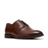 Clarks Bowburn Lace 26189036 Tan Leather Men's Formal Shoe | newshoes.ie