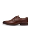 Clarks Bowburn Lace 26189036 Tan Leather Men's Formal Shoe | newshoes.ie