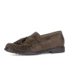 Gabor 4009.02.003 Cacao Suede Leather Block Heel Loafer | newshoes.ie