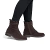 Remonte D2W80-25 Brown Suede Lace-Up Boot | newshoes.ie