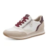 Jana 8-23774-43 154 White Burgundy Trainer | newshoes.ie