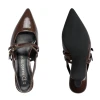 Marco Tozzi 29508-45 357 Cinnamon Patent Slingback Pump | newshoes.ie