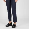 Wonders FLY 360 C-33360 Navy Croc Patent Women's Wedge Casual Shoe | newshoes.ie