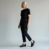 Wonders FLY 360 C-33360 Navy Croc Patent Women's Wedge Casual Shoe | newshoes.ie