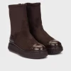 Wonders Xfly 07 A-5207 Brown Suede Ankle Boot | newshoes.ie