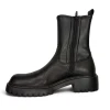 Unisa Guido_F26 STT Black leather sockette ankle boot | newshoes.ie