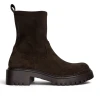 Unisa Guido_F26 Testa Brown suede sockette ankle boot | newshoes.ie