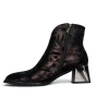Loretta Vitale C38161 Bronze Pewter Block Heel Ankle Boot | newshoes.ie