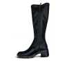Jose Saenz 21233 Black Stretch High Boot | newshoes.ie