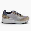IMAC 208398 7152/017 Taupe Leopard Lace Women's Casual Shoe | newshoes.ie