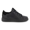 Ecco Junior 700813 Black Lace Women's School Shoe | newshoes.ie