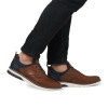 Rieker 14450-22 Brown & Navy Wide Fit Smart Casual Shoe | newshoes.ie