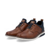 Rieker 14450-22 Brown & Navy Wide Fit Smart Casual Shoe | newshoes.ie