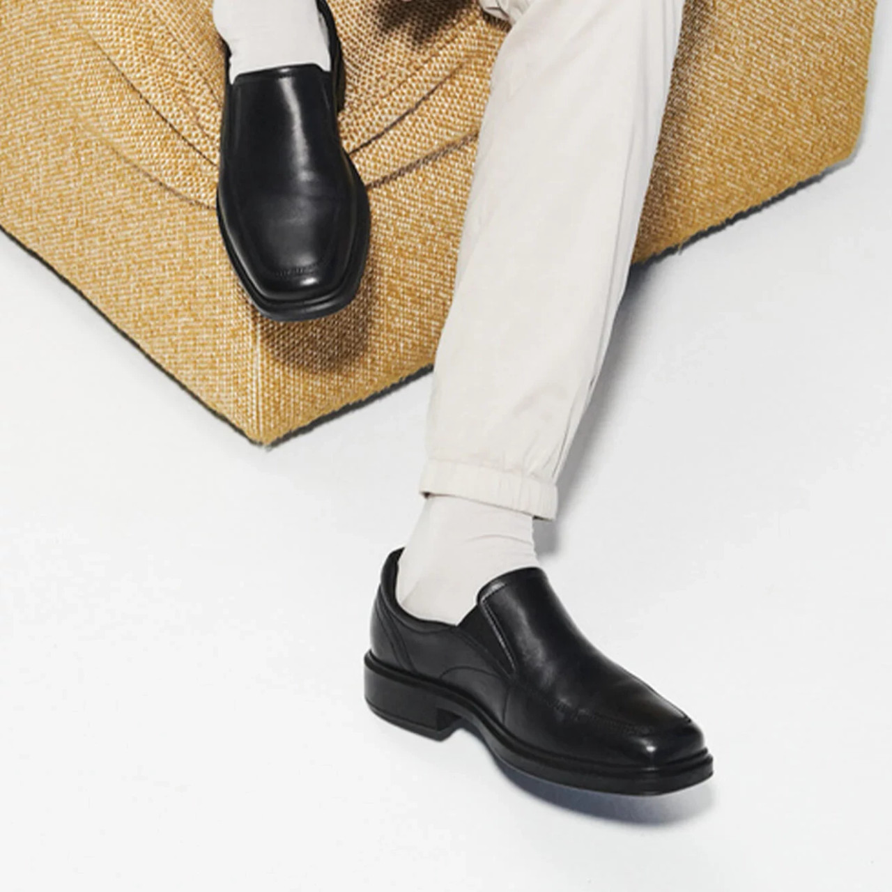 Ecco Helsinki 500154-01001 Black Slip-On Men's Shoe Ecco Ireland