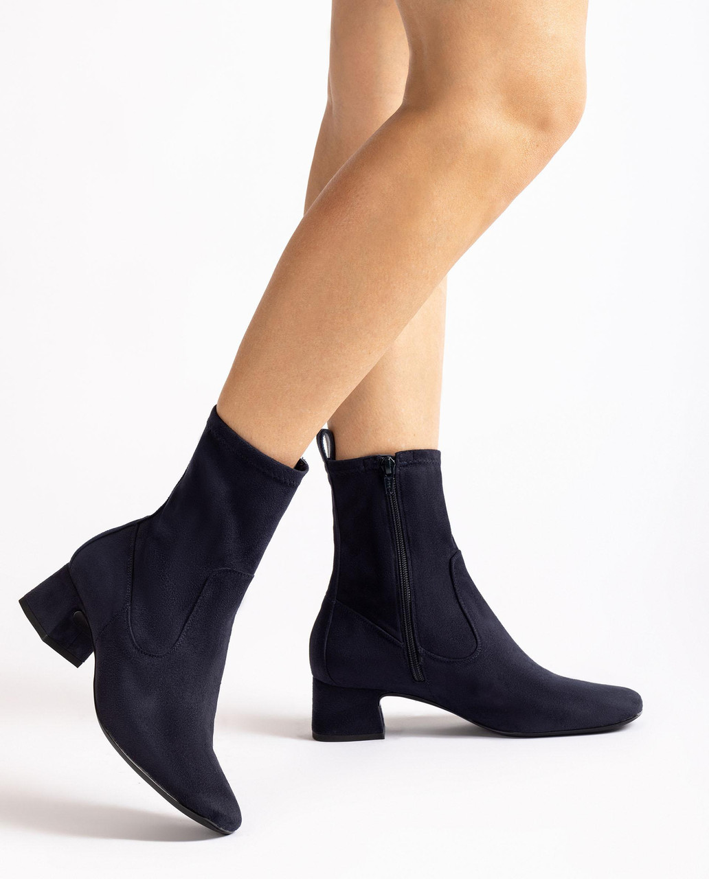 Navy ankle boots on sale next