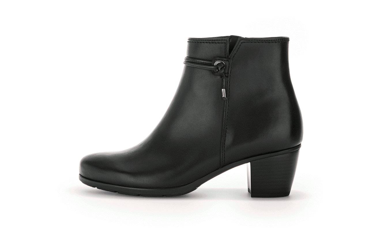 Gabor 75.522.27 Black Block Heel Ankle Boot | newshoes.ie