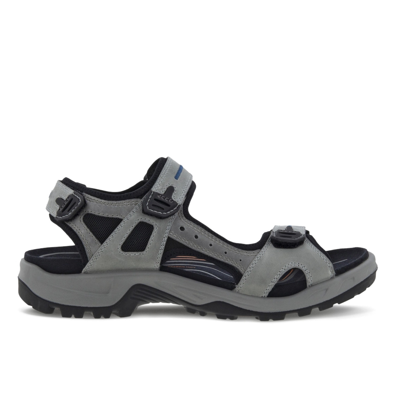 Amazon.com | ECCO Men's Flowt Luxe Slide Sandal, Black, 5-5.5 | Sport  Sandals & Slides