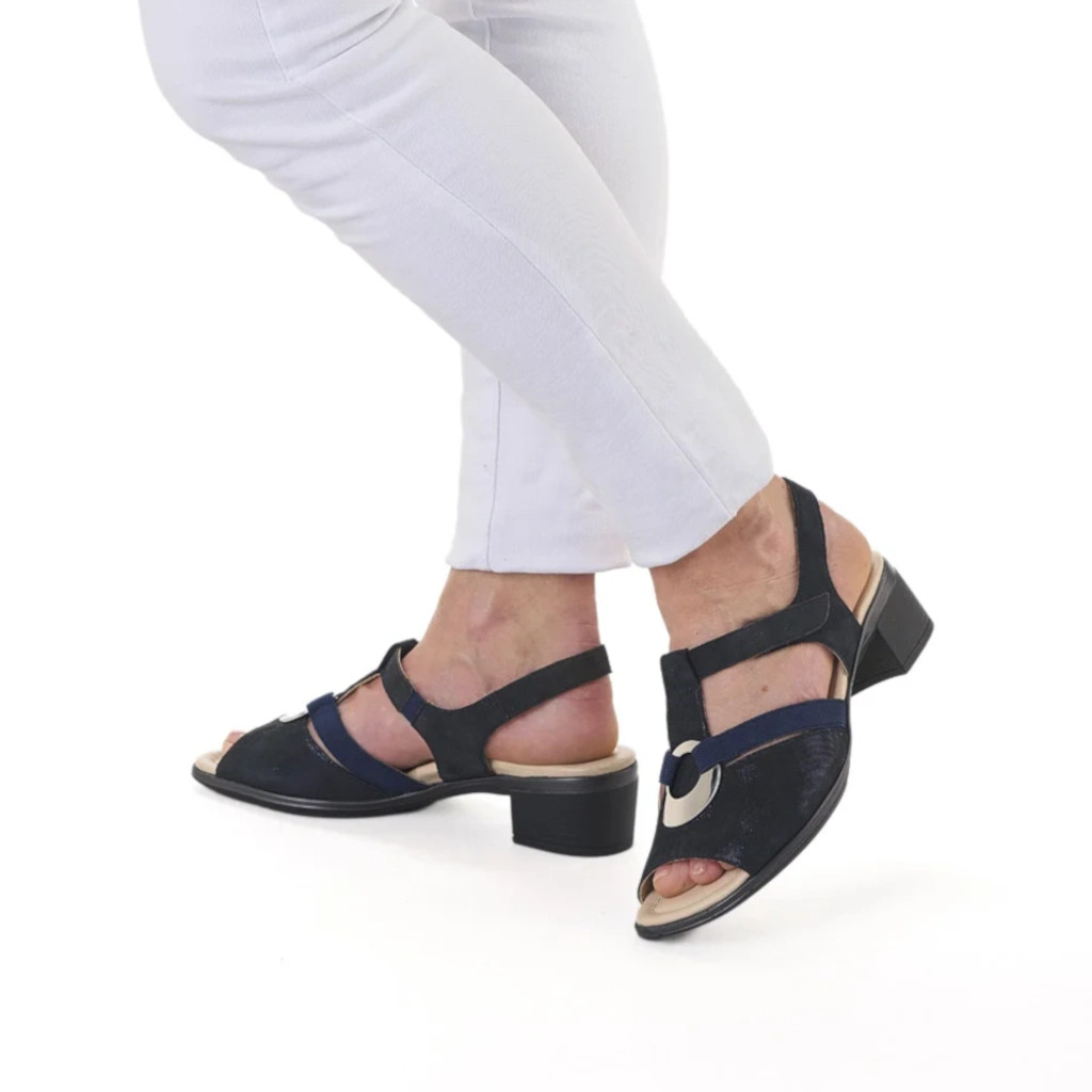 Ara Sandalette Sandalen Weite H Ara Ara Lugano 12-35730-02H Blue