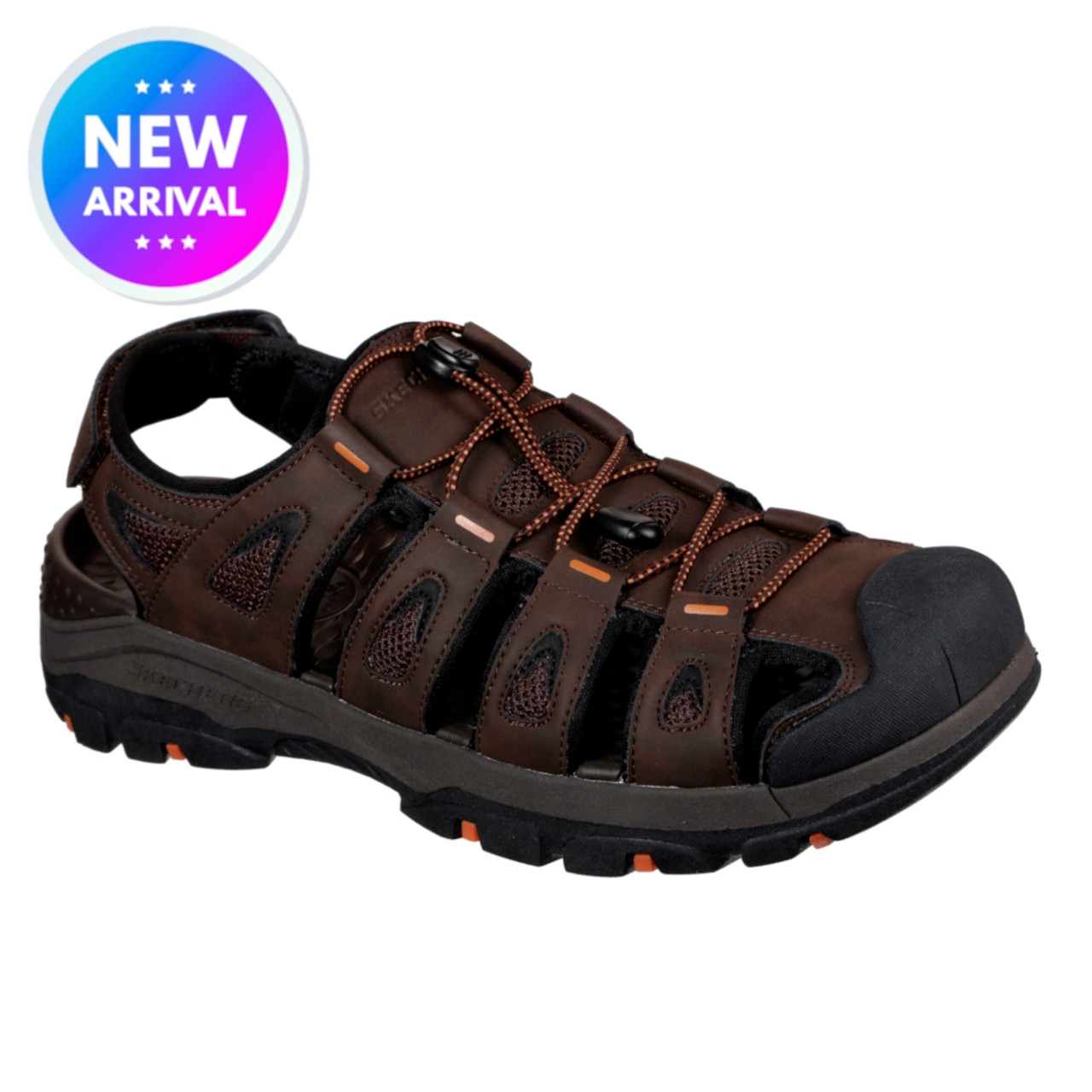 Skechers Relaxed Fit: Tresmen 204111/CHOC chocolate sandal