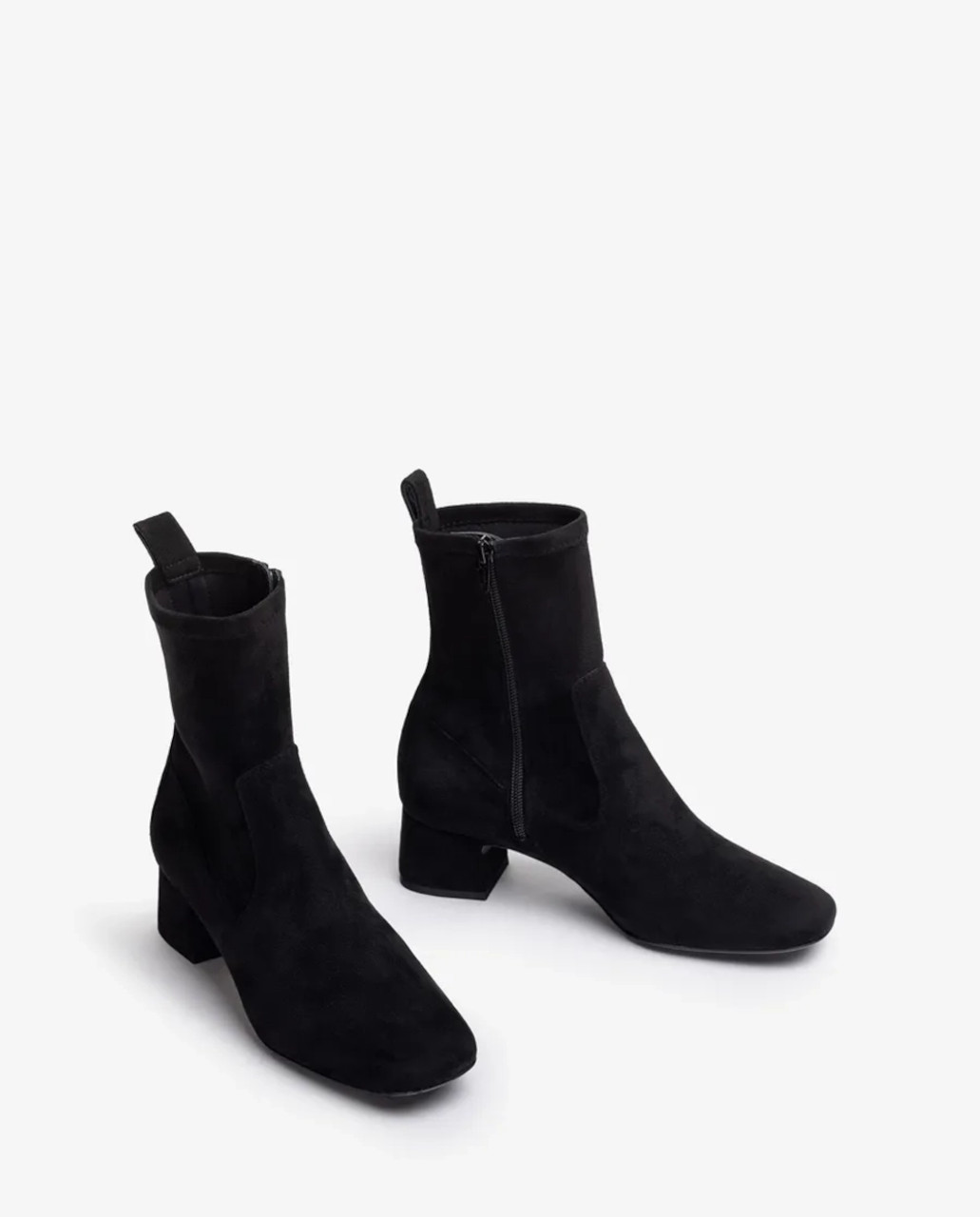 Unisa black hot sale suede ankle boots