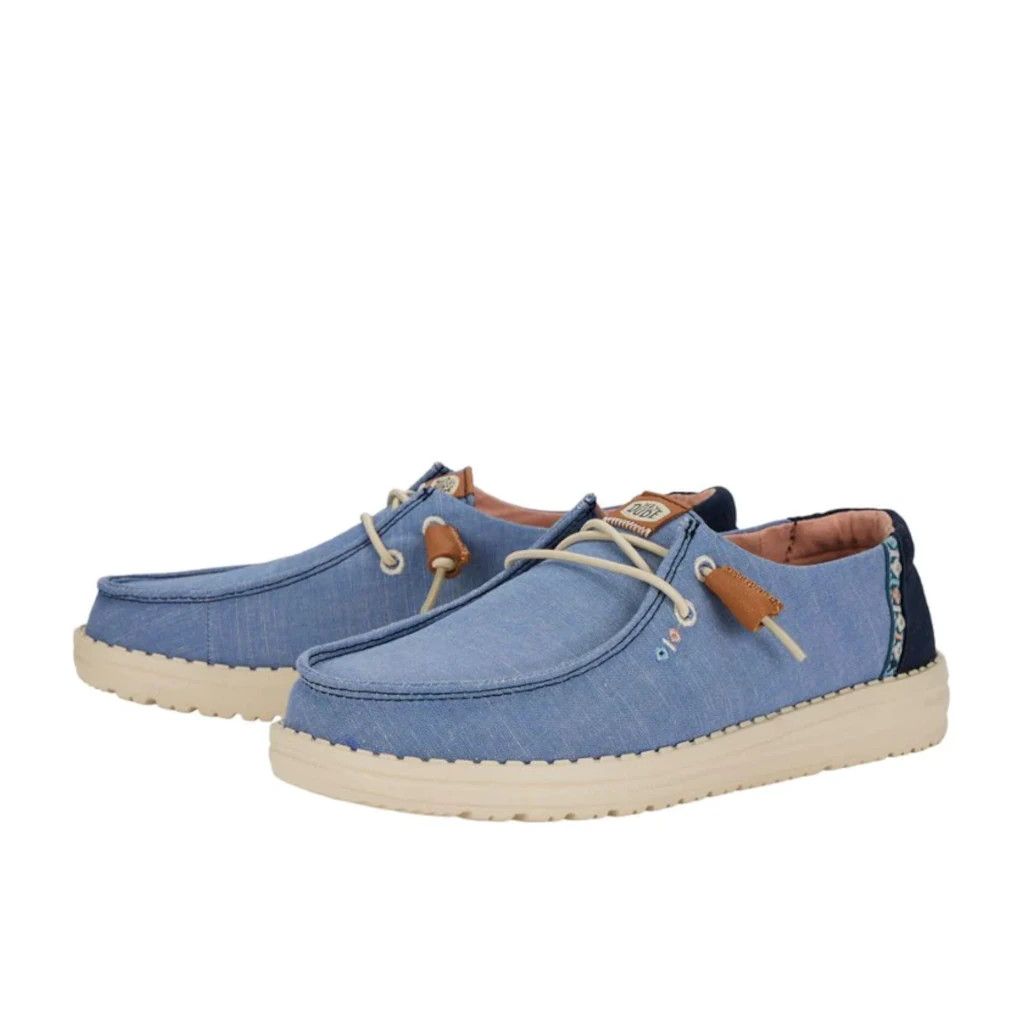 HeyDude Wendy Chambray Boho Slip-On Sneaker Hey Dude Ireland