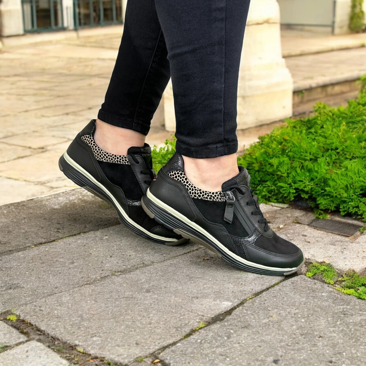 Sneaker Shoes Gabor Sneaker Rollingsoft Schwarz Rollingsoft