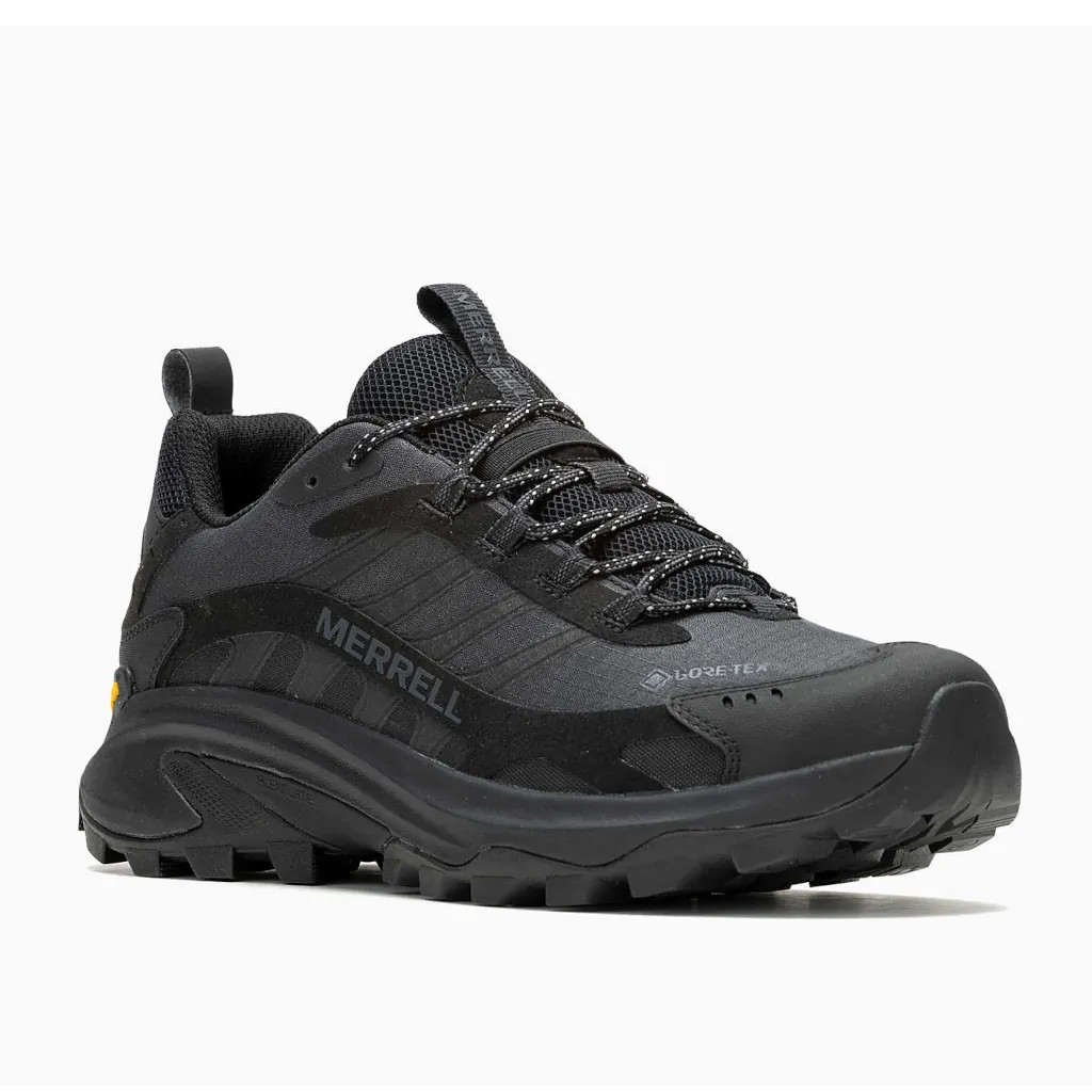 Gore Tex Men\u0026#039;s Merrell Hiking Shoes On Clearance Merrell Moab Speed  GORE-TEX J037513 Black Men's Hiking Shoe