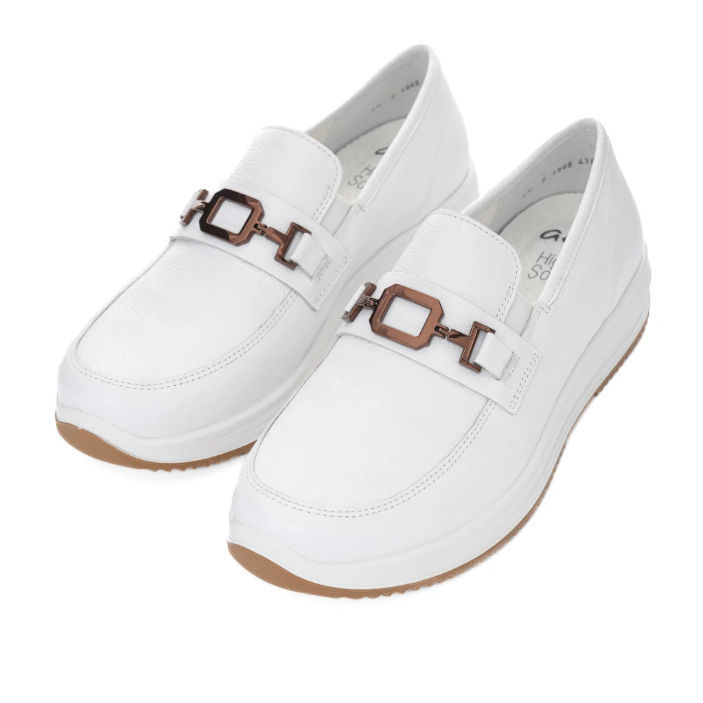 Ara Osaka 3.0 12-25528-04H White Wide Fit Loafer | Ara Ireland